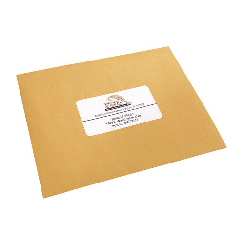 Image of Avery® White Shipping Labels-Bulk Packs, Inkjet/laser Printers, 2 X 4, White, 10/sheet, 250 Sheets/box