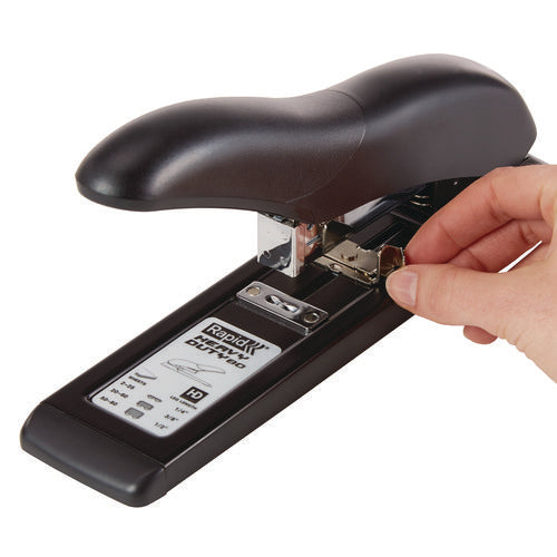 Image of Rapid® Hd80 Personal Heavy Duty Stapler, 80-Sheet Capacity, Black