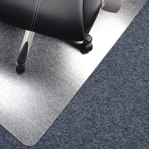Image of Floortex® Cleartex Advantagemat Phthalate Free PVC Chair Mat for Low Pile Carpets, 36" w x 48" l, Clear