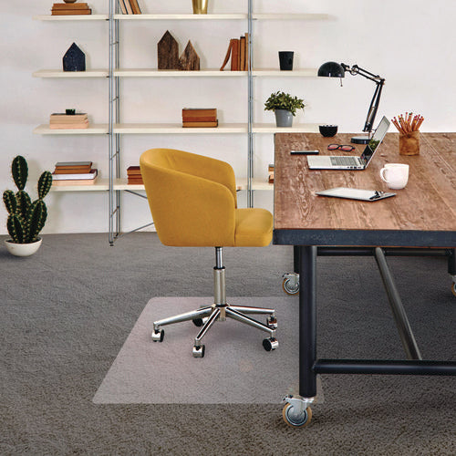 Image of Floortex® Cleartex Advantagemat Phthalate Free PVC Chair Mat for Low Pile Carpets, 48" w x 60" l, Clear