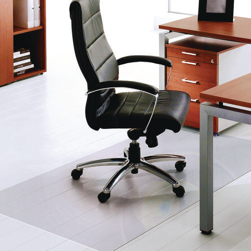 Image of Floortex® Cleartex Ultimat XXL Polycarbonate Chair Mat for Hard Floors, 60" w x 60" l, Clear