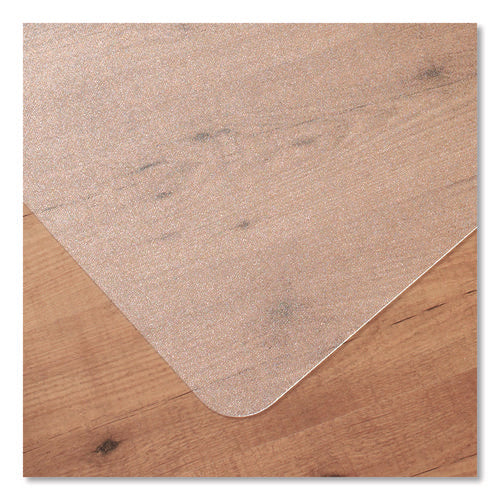 Image of Floortex® Ecotex Marlon BioPlus Rectangular Polycarbonate Chair Mat for Hard Floors, Rectangular, 46" w x 60" l, Clear