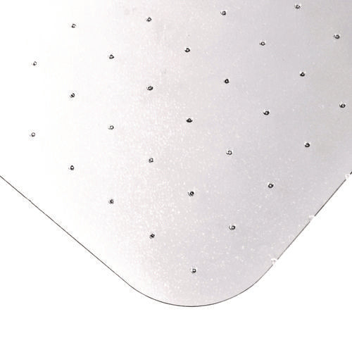 Image of Floortex® Ecotex Marlon BioPlus Rectangular Polycarbonate Chair Mat for Low/Medium Pile Carpets, Rectangular, 46" w  x 60" l, Clear