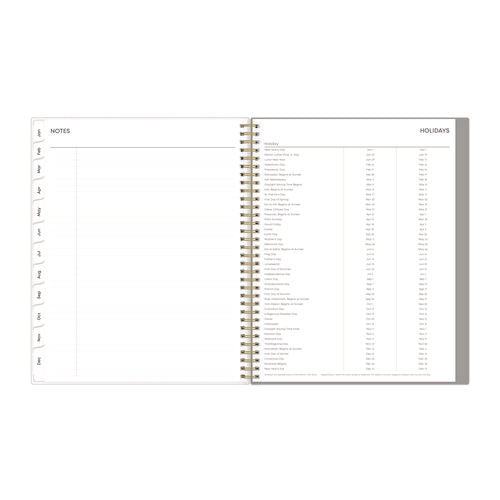 Image of Blue Sky® Sophie Frosted Weekly/Monthly Planner, Floral Artwork, 11 x 8.5, Multicolor Cover, 12-Month (Jan to Dec): 2025