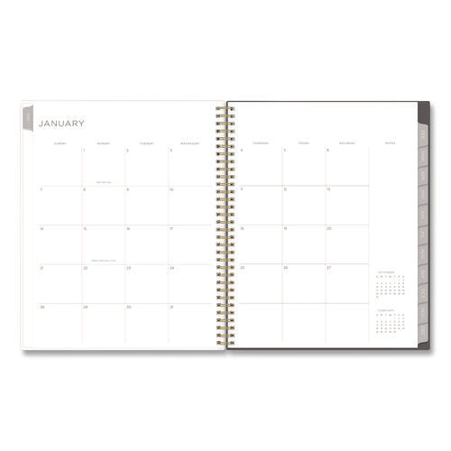 Image of Blue Sky® Kelly Ventura Midnight Garden Weekly/Monthly Planner, Floral Artwork, 11 x 8.5, Multicolor Cover, 12-Month (Jan to Dec): 2025