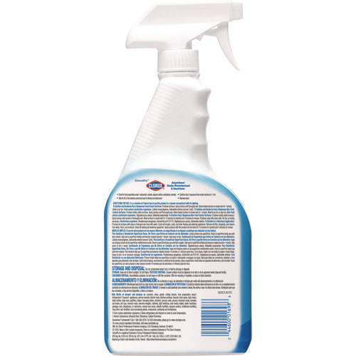 Image of Clorox® Anywhere Daily Disinfectant and Sanitizer, 32 oz Spray Bottle, 12/Carton