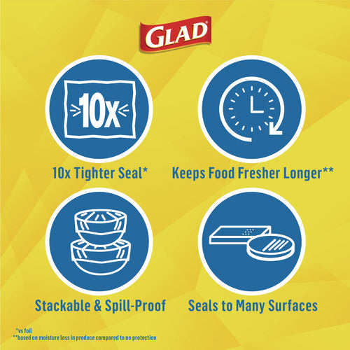 Image of Glad® Press'n Seal Food Plastic Wrap, 70 sq ft, 12/Carton