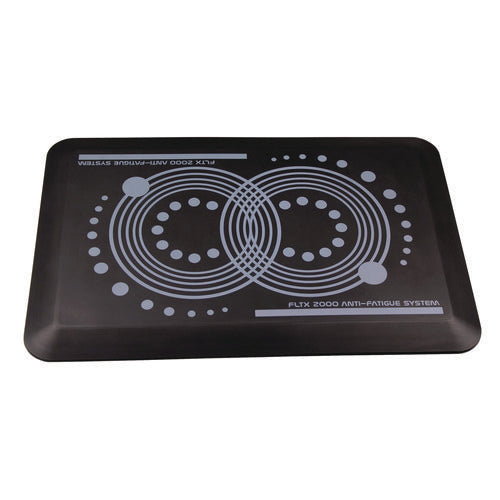 Image of Floortex® AFS-TEX 2000 Anti-Fatigue Mat, 16 x 24, Midnight Black