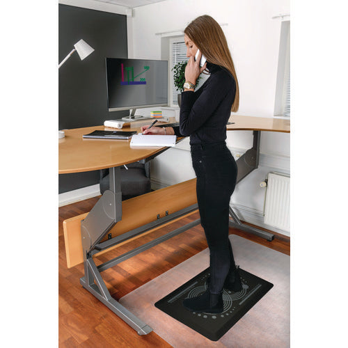 Image of Floortex® AFS-TEX 2000 Anti-Fatigue Mat, 20 x 32, Black