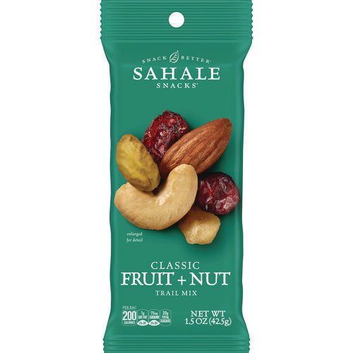 Image of Sahale Snacks® Fruit and Nut Classic Trail Mix, 1.5 oz Bag, 18/Carton