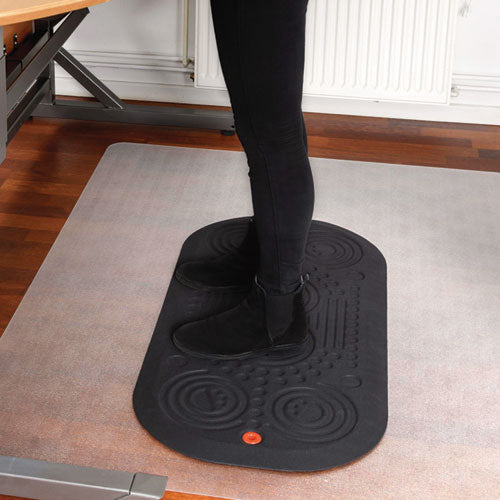 Image of Floortex® AFS-TEX 3000X Anti-Fatigue Mat, 20 x 39, Midnight Black
