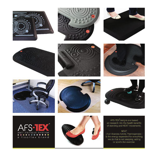 Image of Floortex® AFS-TEX 4000 Anti-Fatigue Mat, 20 x 30, Midnight Black