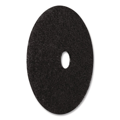 Image of Americo® Stripping Pads, 12" Diameter, Black, 5/Carton