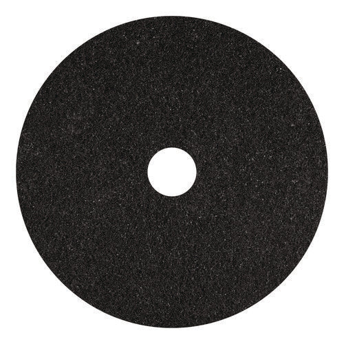 Image of Americo® Stripping Pads, 12" Diameter, Black, 5/Carton