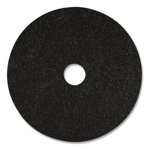 Image of Americo® Stripping Pads, 15" Diameter, Black, 5/Carton