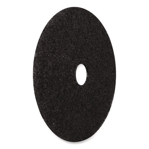 Image of Americo® Stripping Pads, 15" Diameter, Black, 5/Carton