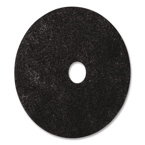 Image of Americo® Stripping Pads, 12" Diameter, Black, 5/Carton
