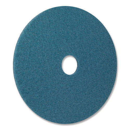 Image of Americo® Blue Cleaner Pad, 20" Diameter, Blue, 5/Carton