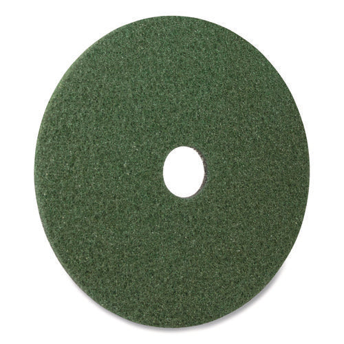 Image of Americo® Black Diamond 3000 Grit Diamond Pad, 17" Diameter, Black/Green, 2/Carton
