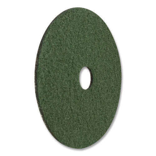 Image of Americo® Black Diamond 3000 Grit Diamond Pad, 17" Diameter, Black/Green, 2/Carton