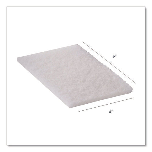 Image of Americo® 92-98 Light Duty Hand Pad, 6 x 9, White, 20/Pack, 3 Packs/Carton