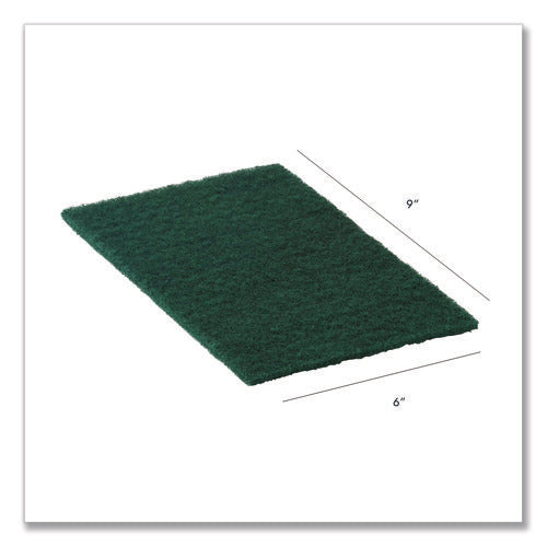 Image of Americo® 90-96 Medium Duty Hand Cleaning Pad, 6 x 9, Green, 20/Pack, 3 Packs/Carton