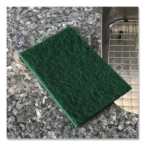 Image of Americo® 90-96 Medium Duty Hand Cleaning Pad, 6 x 9, Green, 20/Pack, 3 Packs/Carton