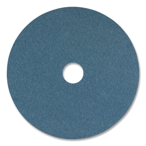 Image of Americo® Blue Cleaner Pad, 16" Diameter, Blue, 5/Carton