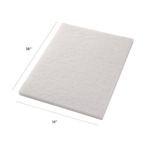 Image of Americo® White Pad Driver, 14 x 28, 10/Carton
