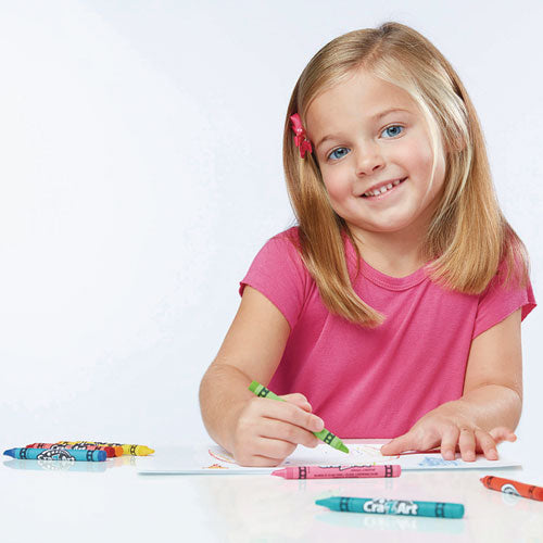 Image of Cra-Z-Art® Washable Jumbo Crayons, 16 Assorted Colors, 16/pack