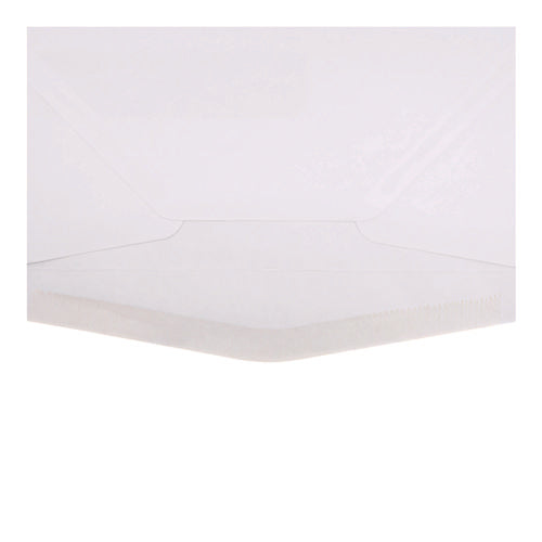 Image of Universal® Open-Side Business Envelope, 1 Window, #10, Commercial Flap, Gummed Closure, 4.13 x 9.5, White, 500/Box