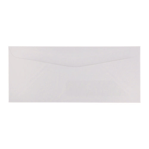 Image of Universal® Open-Side Business Envelope, 1 Window, #10, Commercial Flap, Gummed Closure, 4.13 x 9.5, White, 500/Box