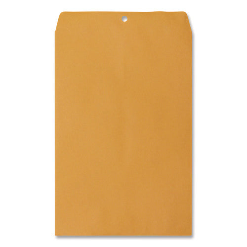 Image of Universal® Kraft Clasp Envelope, #98, Square Flap, Clasp/gummed Closure, 10 X 15, Brown Kraft, 100/box