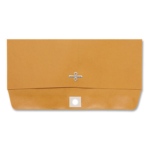 Image of Universal® Kraft Clasp Envelope, #98, Square Flap, Clasp/gummed Closure, 10 X 15, Brown Kraft, 100/box