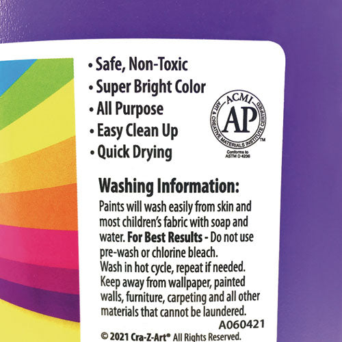 Image of Cra-Z-Art® Washable Kids Paint, Purple, 1 Gal Bottle