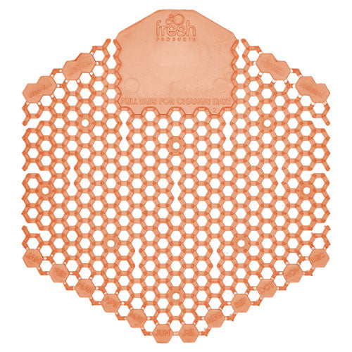 Image of Fresh Products Wave 3d Urinal Deodorizer Screen, Mango Scent, Orange, 10/box