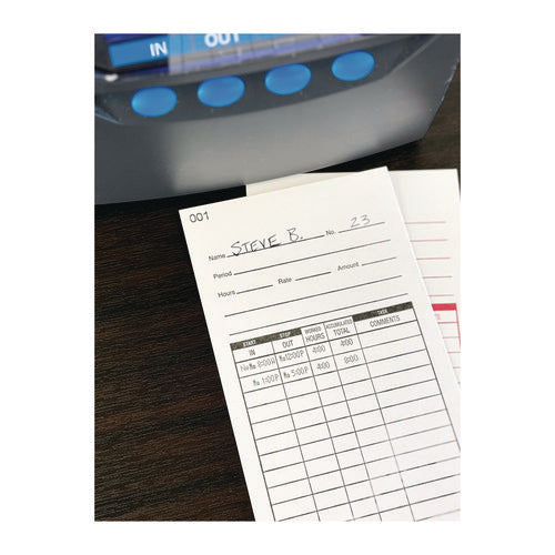 Image of Lathem® Time Time Clock Cards For Lathem Time 7000e, Two Sides, 3.5 X 7.25, 100/pack