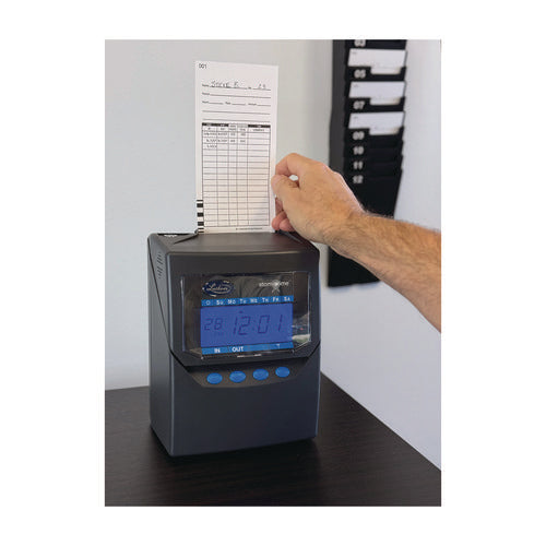 Image of Lathem® Time Time Clock Cards For Lathem Time 7000e, Two Sides, 3.5 X 7.25, 100/pack