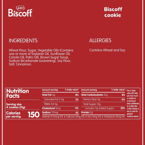 Image of Biscoff Cookies Dispenser Box, Caramel Cookie, 0.22 oz Bag, 150/Carton