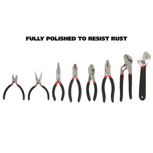 Image of Great Neck® 8-Piece Steel Pliers And Wrench Tool Set