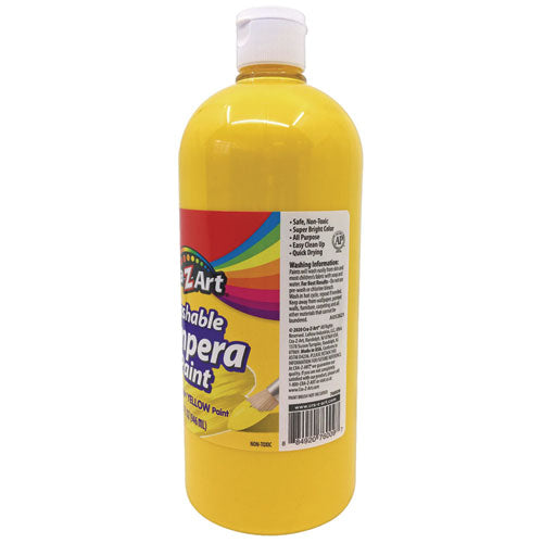 Image of Cra-Z-Art® Washable Tempera Paint, Yellow, 32 Oz Bottle