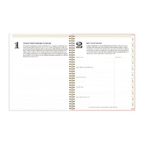 Image of Blue Sky® Day Designer Coming Up Roses Create-Your-Own Cover Weekly/Monthly Planner, Roses Artwork, 11 x 8.5, 12-Month (Jan-Dec): 2025