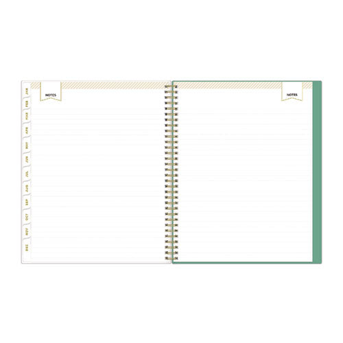 Image of Blue Sky® Day Designer Peyton Create-Your-Own Cover Weekly/Monthly Planner, Floral Artwork, 11 x 8.5, White, 12-Month (Jan-Dec): 2025