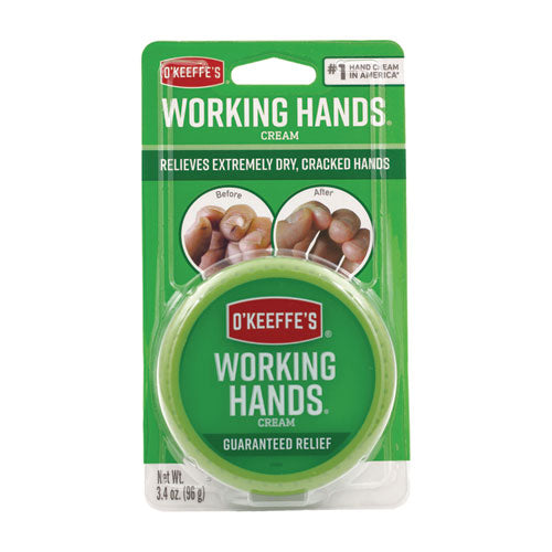 Image of O'Keeffe's® Working Hands Cream, 3.4 oz Jar, Unscented