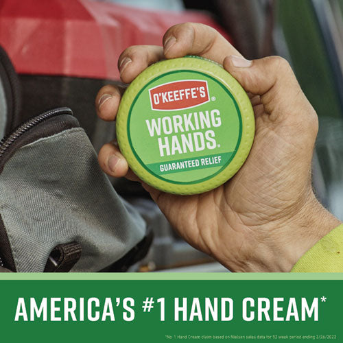 Image of O'Keeffe's® Working Hands Cream, 3.4 oz Jar, Unscented