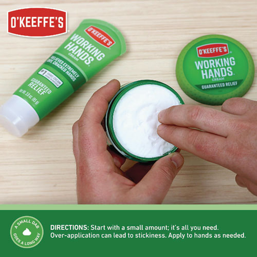 Image of O'Keeffe's® Working Hands Cream, 3.4 oz Jar, Unscented