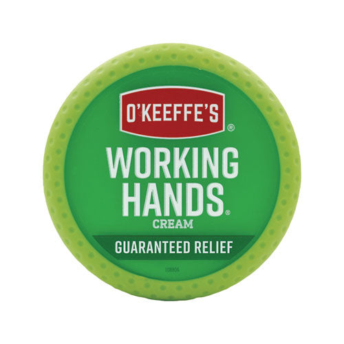 Image of O'Keeffe's® Working Hands Cream, 3.4 oz Jar, Unscented