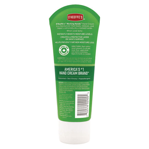 Image of O'Keeffe's® Working Hands Cream, 3 oz Tube, Unscented