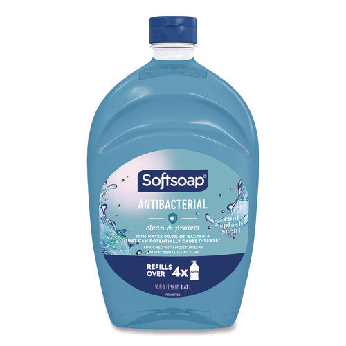 Image of Softsoap® Antibacterial Liquid Hand Soap Refill, Cool Splash, 50 oz Bottle