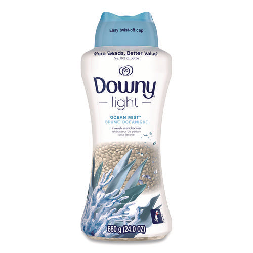 Image of Downy® Light In-Wash Scent Booster Beads, Ocean Mist Scent, 24 oz Pour Bottle